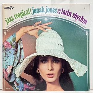 ■即決 Jonah Jones / Jazz Tropical j33606 米盤、ミゾナシMono黒レインボー ジョナ・ジョーンズ