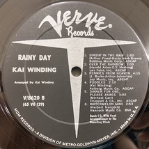■即決 Kai Winding / Rainy Day j33762 米オリジナル、Mgm Dg Mono カイ・ウィンディング_画像2