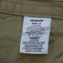 03年製 patagonia ORGANIC COTTON ショートパンツ 12 ベージュ ダック地 ハーフパンツ ショーツ パタゴニア オーガニックコットン_画像9