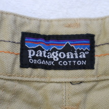 03年製 patagonia ORGANIC COTTON ショートパンツ 12 ベージュ ダック地 ハーフパンツ ショーツ パタゴニア オーガニックコットン_画像8