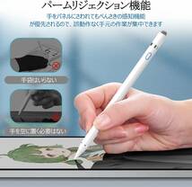 【新品】タッチペン iPad対応 ペンシル スタイラスペン 傾き感知 高精度 高感度 軽量 極細ペン先 パームリジェクション機能 遅延無し_画像2