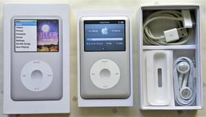 Apple iPod classic A1238 160GB MC293J（灰）　動作品・バッテリー良好・付属品一式有ります　送料全国一律520円