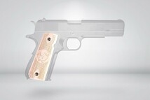 東京マルイ M1911A1 MEU 対応 ウッド グリップ パネル ディックバット_画像3