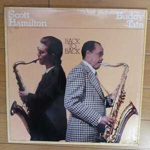 LPレコード 「スコット ハミルトン & バディテイト ( Scot Hamilton & Buddy tate / BACK TO BACK)」 バック・トゥ・バック　ジャズ