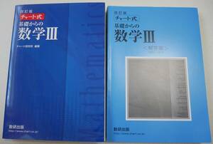 ☆★☆ 改訂版 チャート式 基礎からの数学Ⅲ＜解答編＞付 数研出版 2020年2月1日発行 ☆★☆