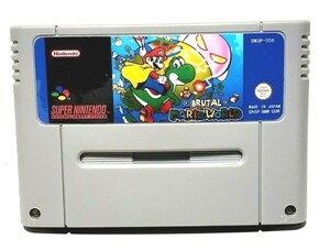 SFC BRUTAL マリオワールド スーパーファミコン