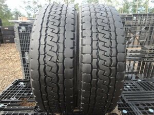 ●2590 ミックス 美品 ブリヂストン M810 265/60R22.5 143/140J 2本 №上