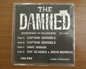 送料無料★ダムド The Damned interviewed at Goldiggers 7inch 2枚組 Picture Disc Punk New Wave 