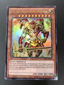 レアプロモ 軍神テュール アジア版 英語表記 ウルトラ WCPS-EN801 Tyr, the Vanquishing Warlord ワールドチャンピオンシップ 限定 WCS