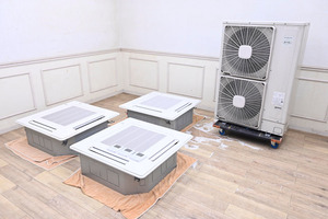 EU01 日立 業務用 冷暖房 マルチエアコン トリプルエアコン 別々の部屋で使用可 天井カセット 天カセ 8馬力 ～59坪