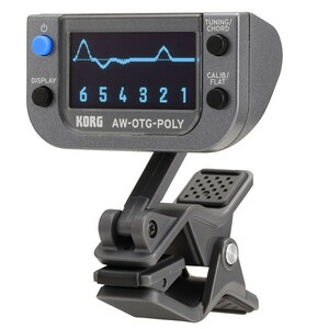 KORG поли зажим тюнер POLYPHONIC CLIP-ON TUNER AW-OTG-POLY гитара для 