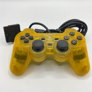 PS2 コントローラー デュアルショック2 イエロー クリア ソニー SONY DUALSHOCK