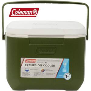 ☆新品 コールマン Coleman 限定 クーラーボックス 15L カーキ 白 snowpeak スノーピーク アウトドア キャンプ フェス 釣り BBQ 運動会