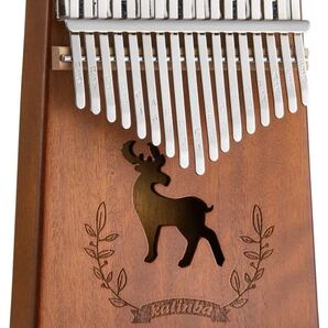 カリンバ 17キー kalimba 高品質サムピアノマホガニーシカディアタイプ