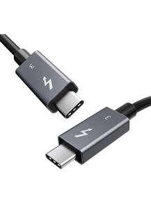 USB Type C Thunderbolt 3 ケーブル 超高速 0.7m