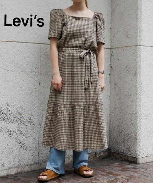 Levi’s リーバイス BAILEY DRESS ワンピース ワンピ チェック XS フレア 新品 セール クーポン 値下げ 春