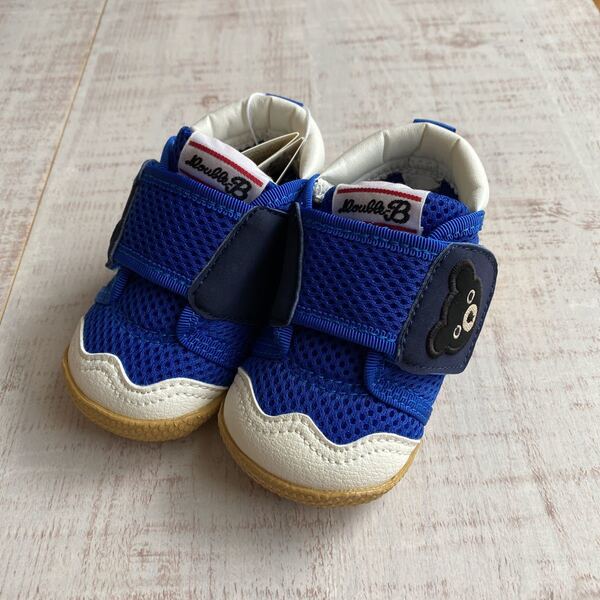 SALE シューズ祭り 新品 ミキハウス シューズ11.5cmブルー