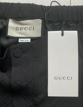 新品 未使用 グッチ メンズ ハーフパンツ ショートパンツ 44 S〜Mサイズ GUCCI ワイドパンツ ジャージ スウェット ミケーレ ボトムス_画像5