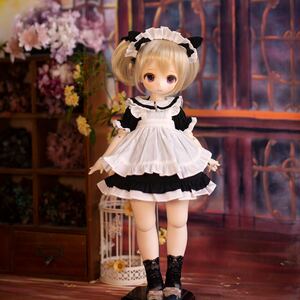 BJDドール用衣装セット MDD/kumako/MSD/YSD/SDサイズ球体関節人形 doll メイド服