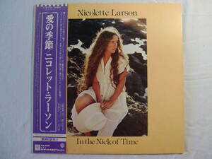 Nicolette Larson 　　　ニコレット・ラーソン　　　/　　　　　 In The Nick Of Time 　　愛の季節