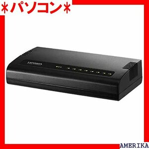 パソコン アイ・オー・データ 100BASE-TX/10BASE ングハブ ブラック 日本メーカー ETX-ESH08KC 105