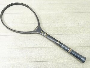 ^60RA07^ unused goods Vintage softball type tennis racket frame mizuno/ Mizuno BLACKJACK black color * retro garden lamp 