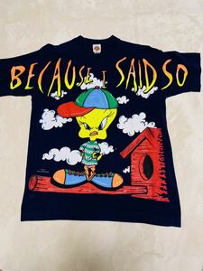 ビンテージ 96”s Looney Tunes “Tweety “ 半袖 Tジャス サイズ　L made in USA