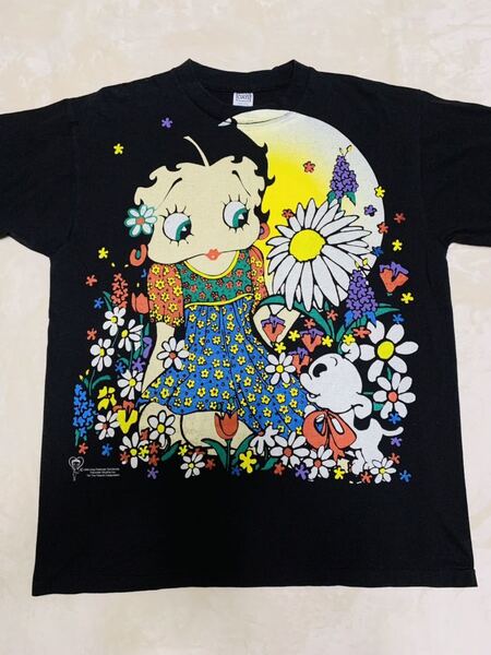 Over print Betty Boop Tシャツ サイズXL