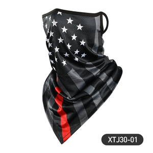  ear .. attaching face mask star article flag black 