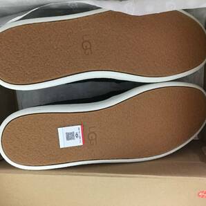 UGG レザースリッポン US11(28cm) 新品 ブラックの画像4