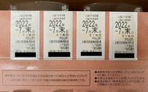 近鉄 近畿日本鉄道 株主優待 乗車券4枚セット 有効期限:2022年7月末日まで 【ネコポス 送料無料】_画像1