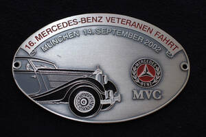 * Mercedes CLUB MVC emblem Badge Munchen2002 benz 200 w115 290 w18 380 w22 W110mm ocitye Mercedes Benz Classic car 