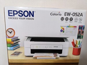 最安値本日限定値下げ早い者勝ち新品未開封 EPSON カラリオ EW-052A メーカー保証付 納品書付き