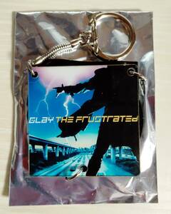 GLAY レコード型 レトロキーホルダー THE FRUSTRATED WINTERDELICS 未使用品 ★