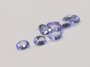  чистый танзанит 3x4mm передний и задний (до и после) овальный. Rod 10ke.1.57ct