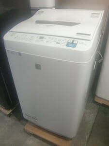 ●◇全自動洗濯乾燥機 5.5kg/3.5kg シャープ ES-T5E7-KW 2020年製 良品 中古 温風乾燥 お部屋まで搬入 送料無料 即決 4276