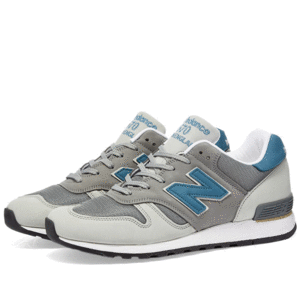 海外限定 UK製 New Balance M670BSG US9 27cm ヌバックレザー 限定 NB スニーカー グレー×グレイッシュグリーン Made In England