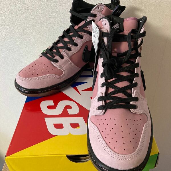 新品未使用　Nike SB Dunk HIGH Pro QS Pink/Black　DH7742-600