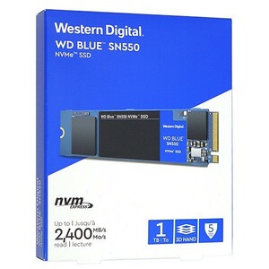 Western Digital製 SSD WD Blue SN550 NVMe WDS100T2B0C-EC