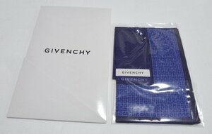 ■未使用 ジバンシィ ハンカチ 紺 GIVENCHY■