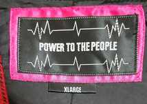 【美品】 POWER TO THE PEOPLE マウンテンパーカー XL 赤色 チェック 秋 アウター レッド_画像9