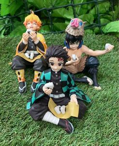 鬼滅の刃 プレミアムちょこのせフィギュア 竈門炭治郎 我妻善逸 嘴平伊之助 ちょこのせ フィギュア 炭治郎 善逸 伊之助 セガ