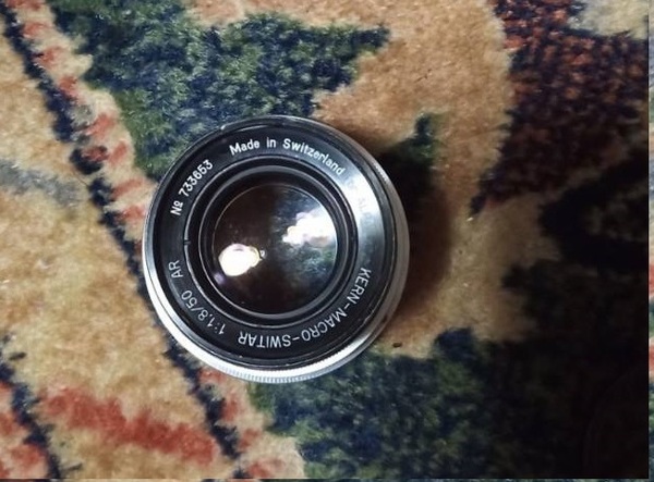 マクロスイター50mmf1.8　キヤノンEFマウント改造品