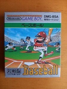 ゲームボーイソフト 任天堂ベースボール(箱・説明書・ミニカタログ付き)