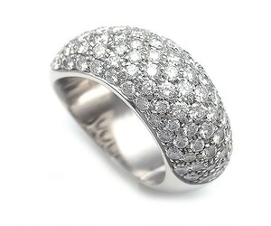 [Midoriyakuya] Shome Venice Ring LM (большая модель) Pave Diamond K18WG Цена 1,41 млн. Иен [Используется]