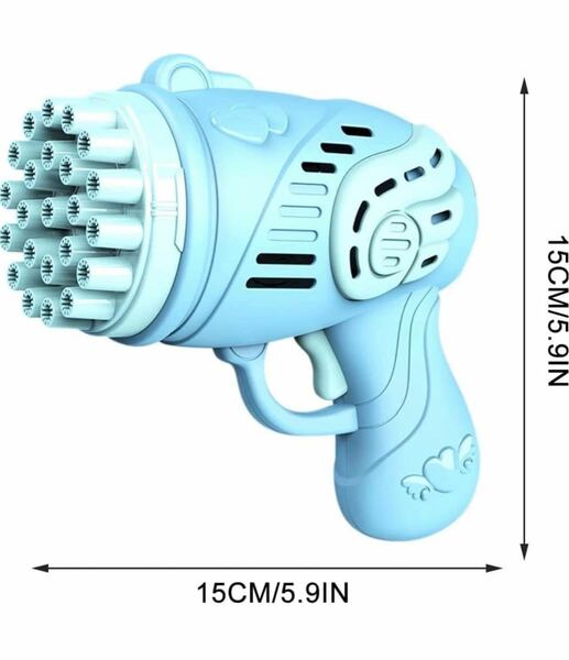 シャボン玉 電動 バブルガン23つ泡穴 子供 外遊び 誕生日 （ピンク）