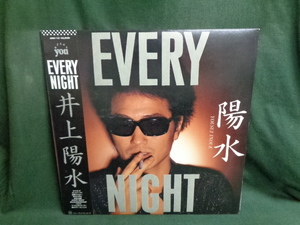 井上陽水/EVERY NIGHT●帯付LP
