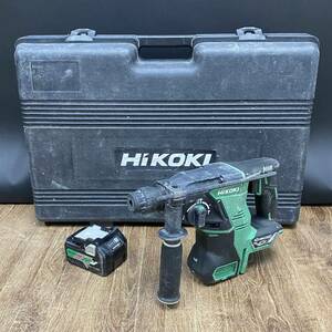 動作品■HiKOKI ハイコーキ コードレスロータリハンマドリル 28mm DC36V 純正バッテリー1個付き 充電式 DH36DPA 中古■兵庫県姫路市発 F4