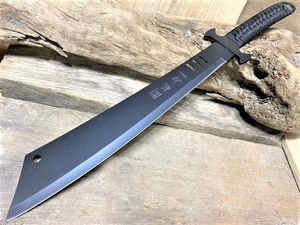 ★送料込み!★MEGA MACHETE★KL019B 大型マチェットナイフ ハンティングナイフ アウトドアナイフ サバイバルナイフ コードロープ 焚火