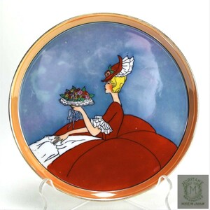 【美品】　オールドノリタケ Noritake 　デコレディー　プレート　ラスター彩